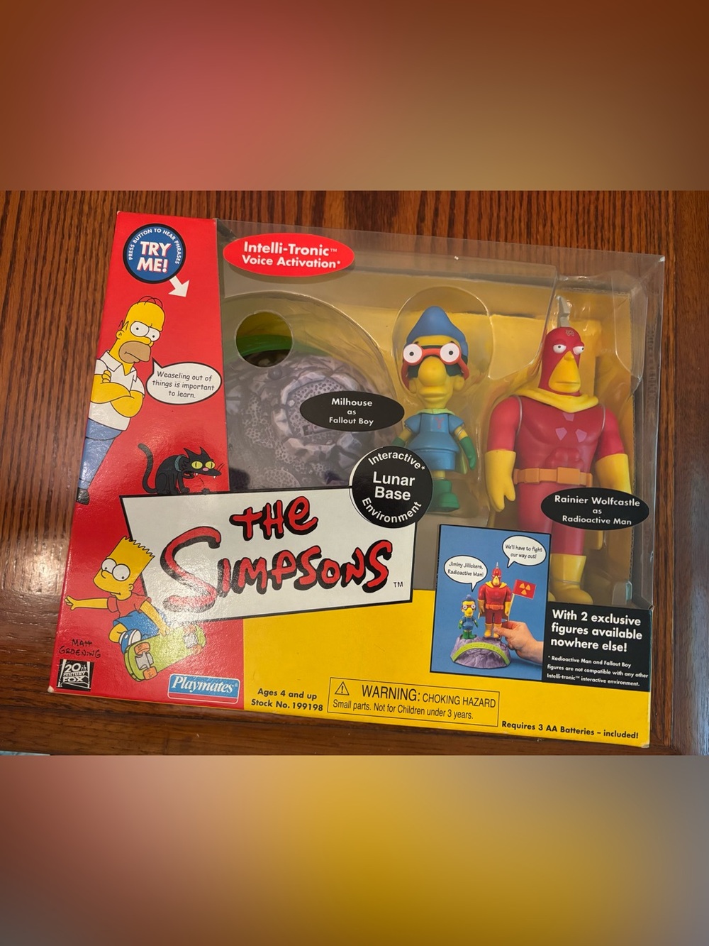 The Simpsons World of Springfield Lunar Base Playset - Playmates 2001 Exclusive